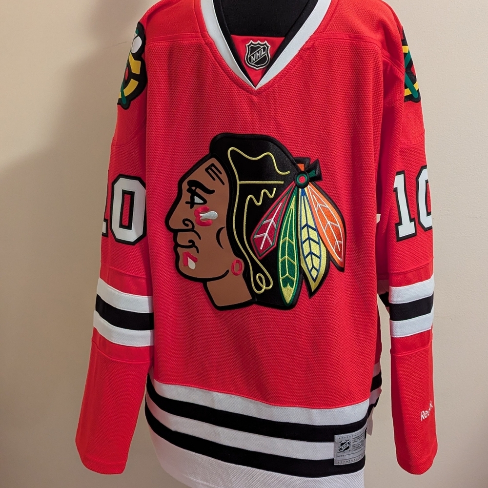 Men's Medium Reebok Official Licensed Jersey Red Home Game